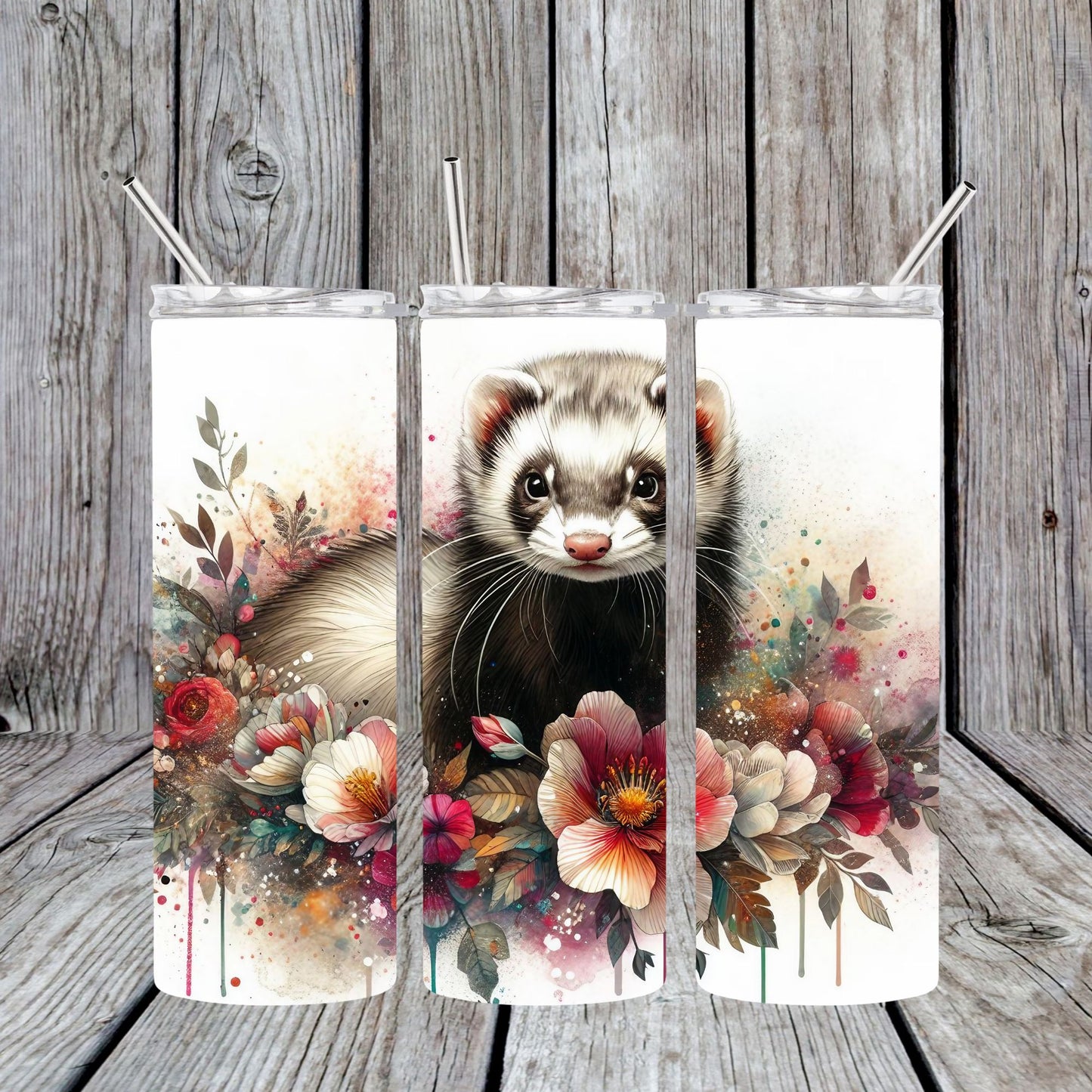 Stainless Steel Sublimated Tumbler Ferret